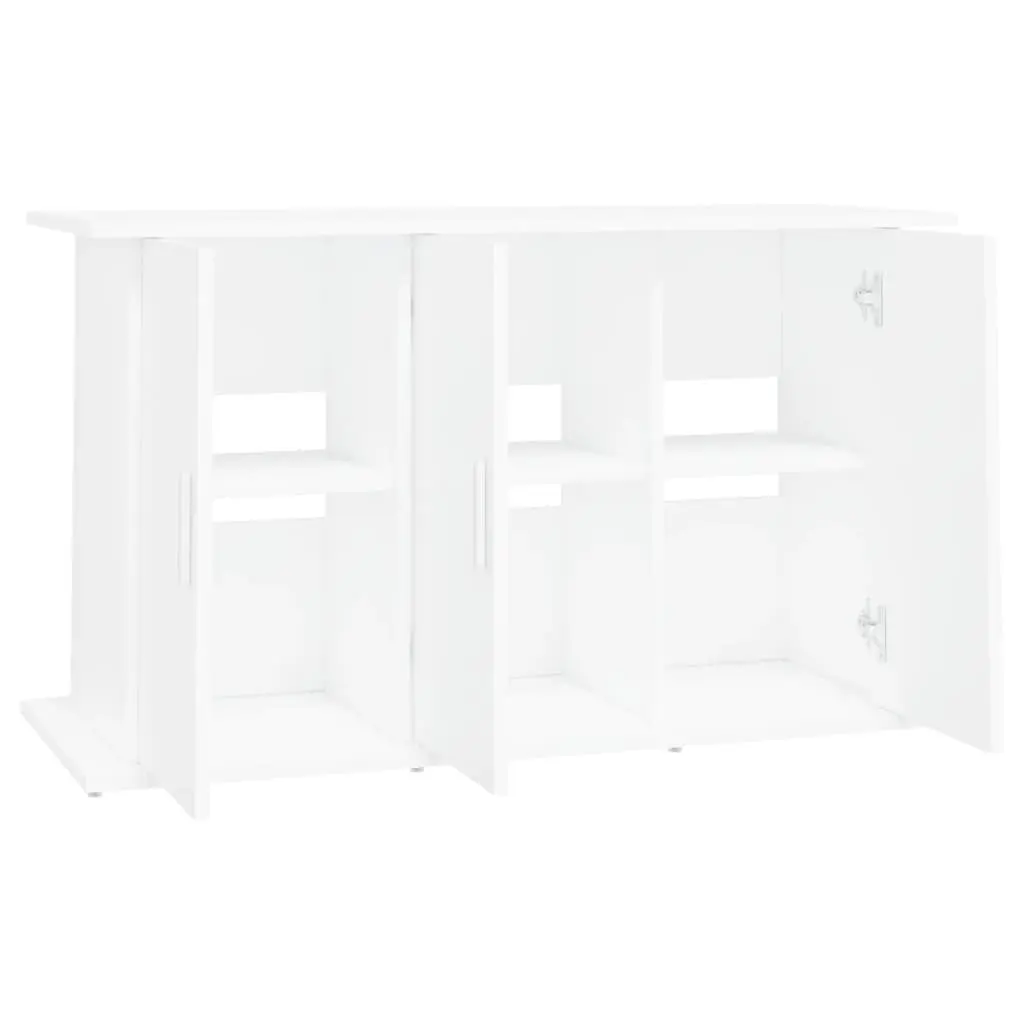 Aquarium Stand Engineered Wood Fish Tank Cabinet White 101x41x58cm Storage Unit