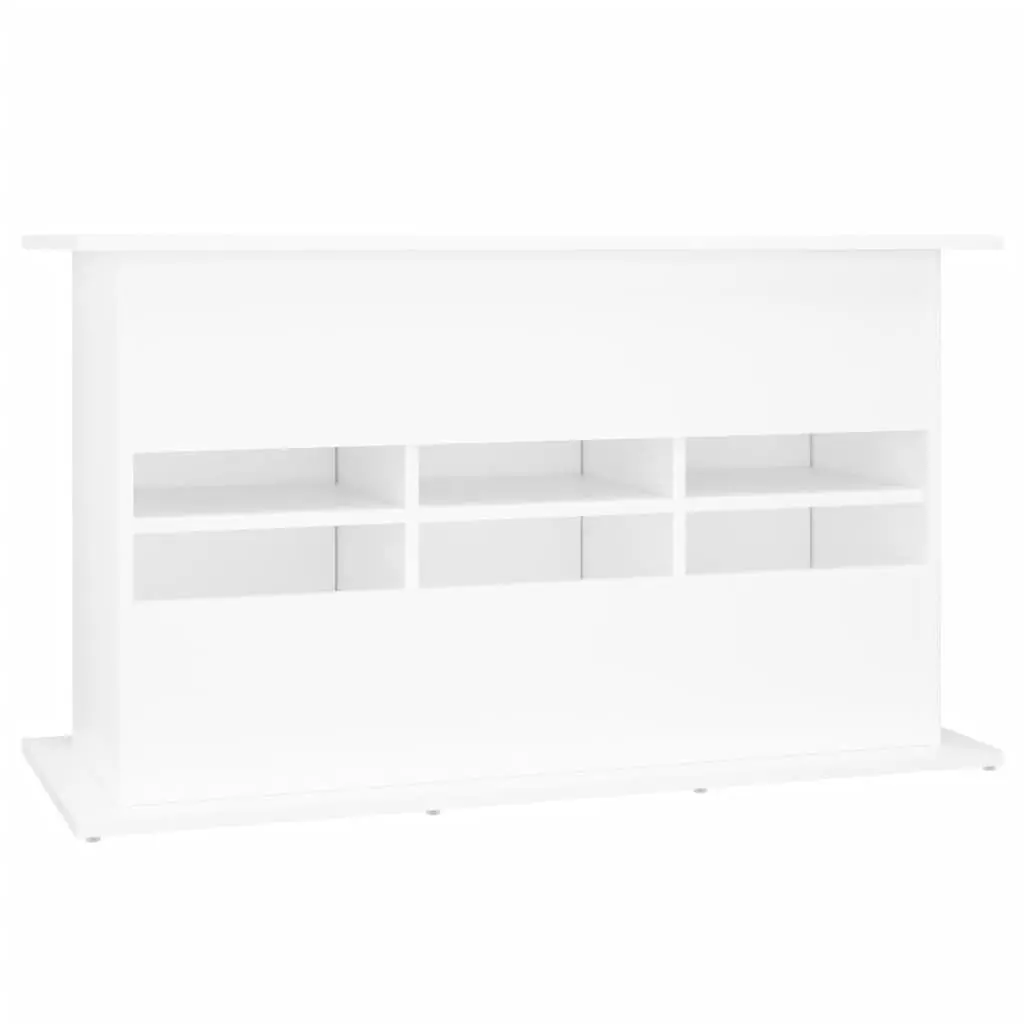 Aquarium Stand Engineered Wood Fish Tank Cabinet White 101x41x58cm Storage Unit
