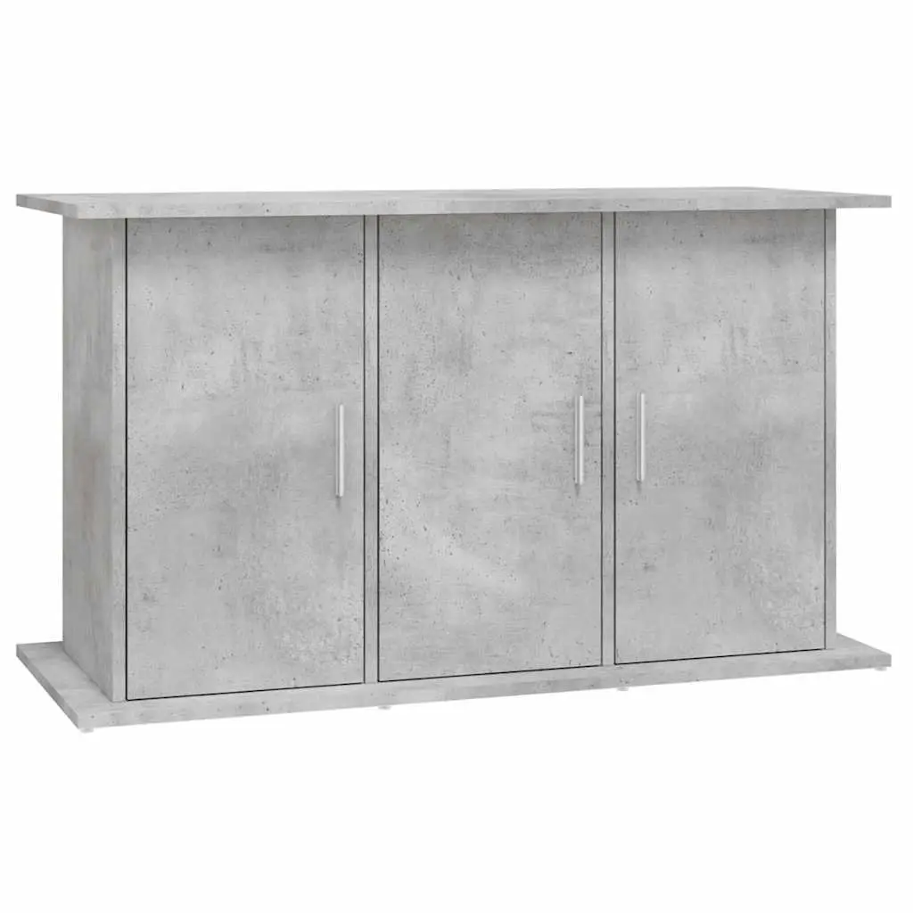 Fish Tank Cabinet Stand Engineered Wood Grey 101x41x58cm Storage Solutions
