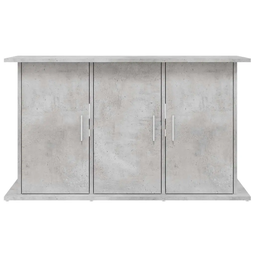 Fish Tank Cabinet Stand Engineered Wood Grey 101x41x58cm Storage Solutions