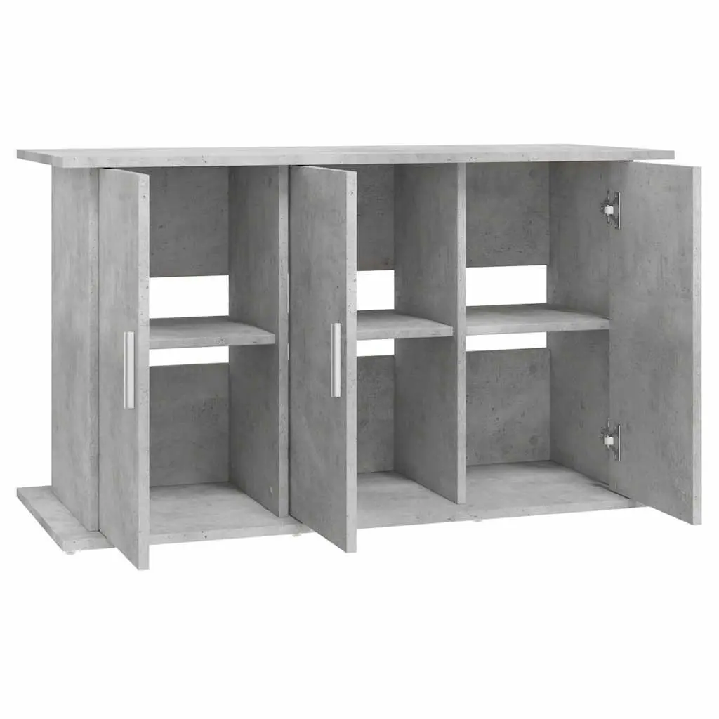 Fish Tank Cabinet Stand Engineered Wood Grey 101x41x58cm Storage Solutions