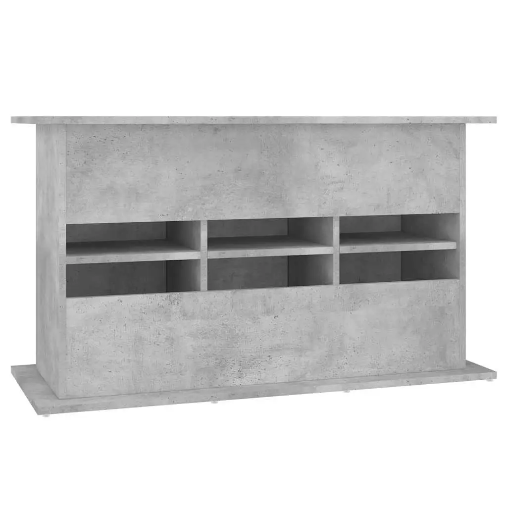 Fish Tank Cabinet Stand Engineered Wood Grey 101x41x58cm Storage Solutions