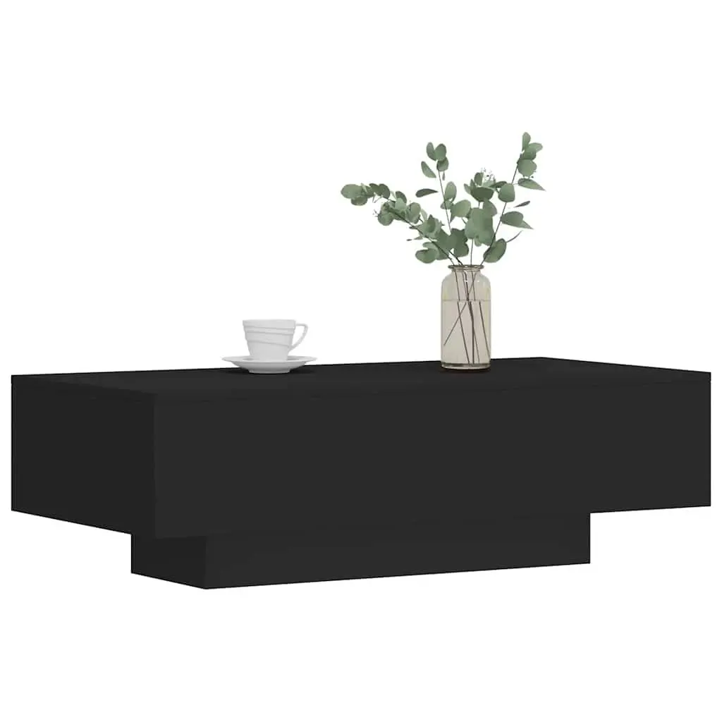 Coffee Table Engineered Wood 100L x 49.5W x 31H cm Black
