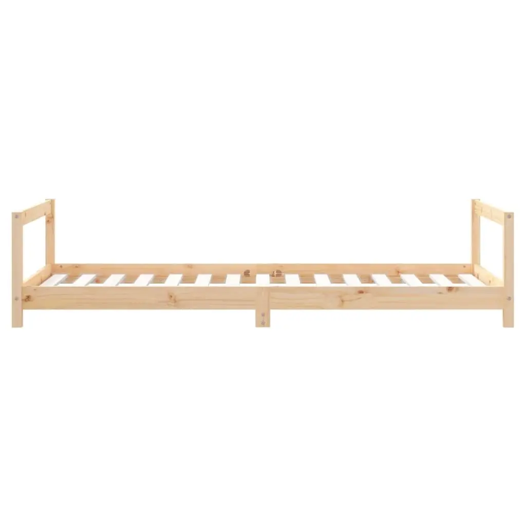 Kids Bed Frame 90x190 cm Solid Pine Wood Single Toddler Children Bedroom