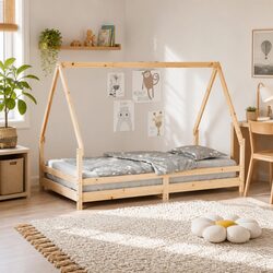 Kids Bed Frame Designed for Practical Use - 90x190 cm