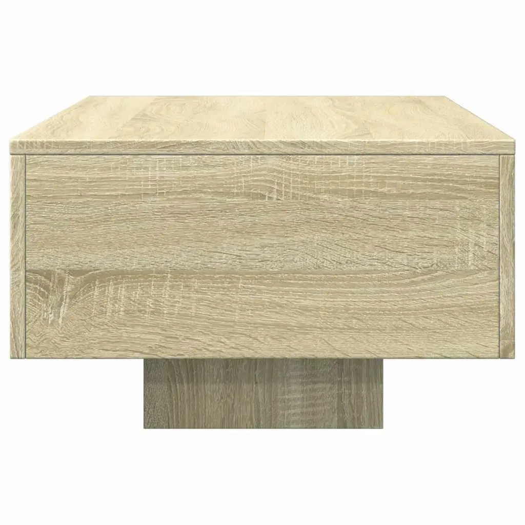 Coffee Table Engineered Wood Brown 100x49.5x31 cm Sonoma Oak Living Room