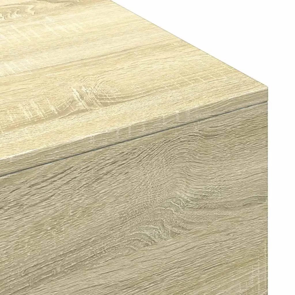 Coffee Table Engineered Wood Brown 100x49.5x31 cm Sonoma Oak Living Room