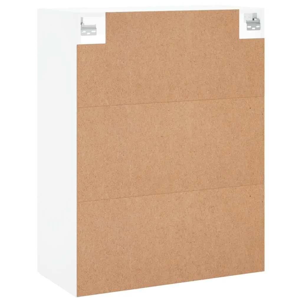 Wall Mounted Cabinet Engineered Wood 69.5 x 34 x 90 cm White
