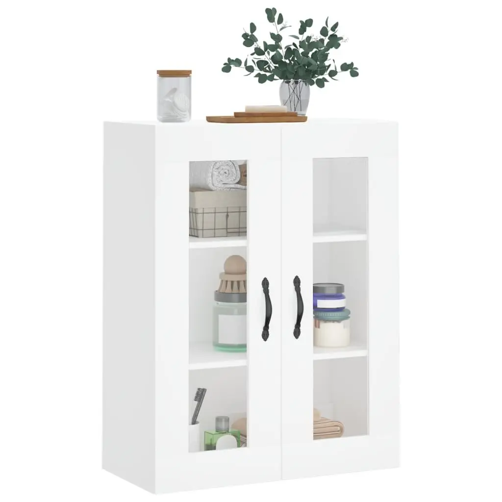 Wall Mounted Cabinet Engineered Wood 69.5 x 34 x 90 cm White