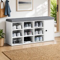 Versatile Shoe Bench for Hallways and Living Spaces