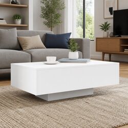 Versatile Coffee Table for Everyday Use with RGB LED Lights