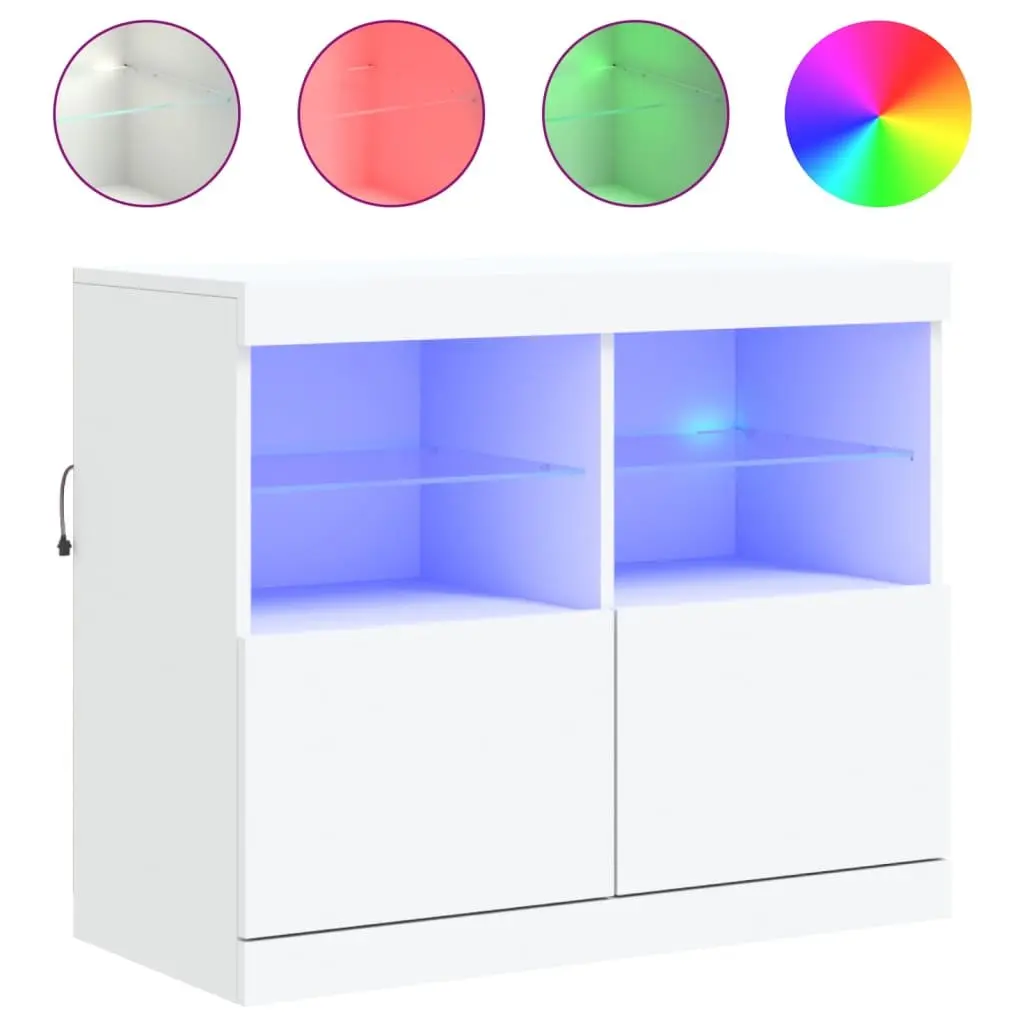 White Sideboard Cabinet for Home Storage