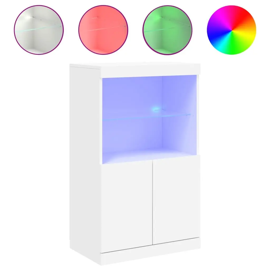 Sideboard with RGB LED Lights for Home Use