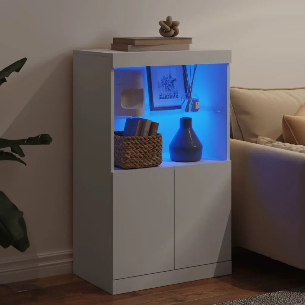 Sideboard with RGB LED Lights for Home Use