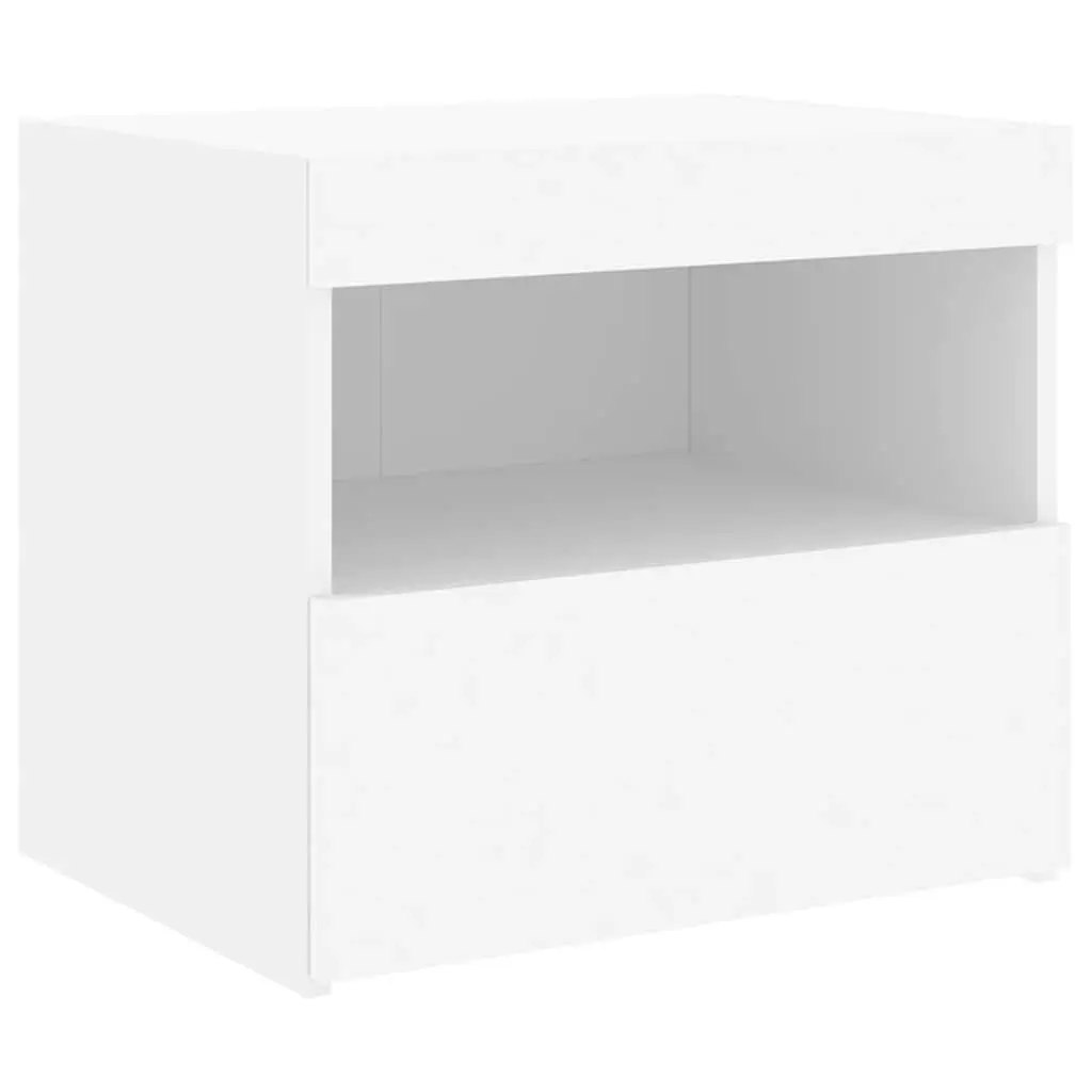 Bedside Cabinet with RGB LED Lights