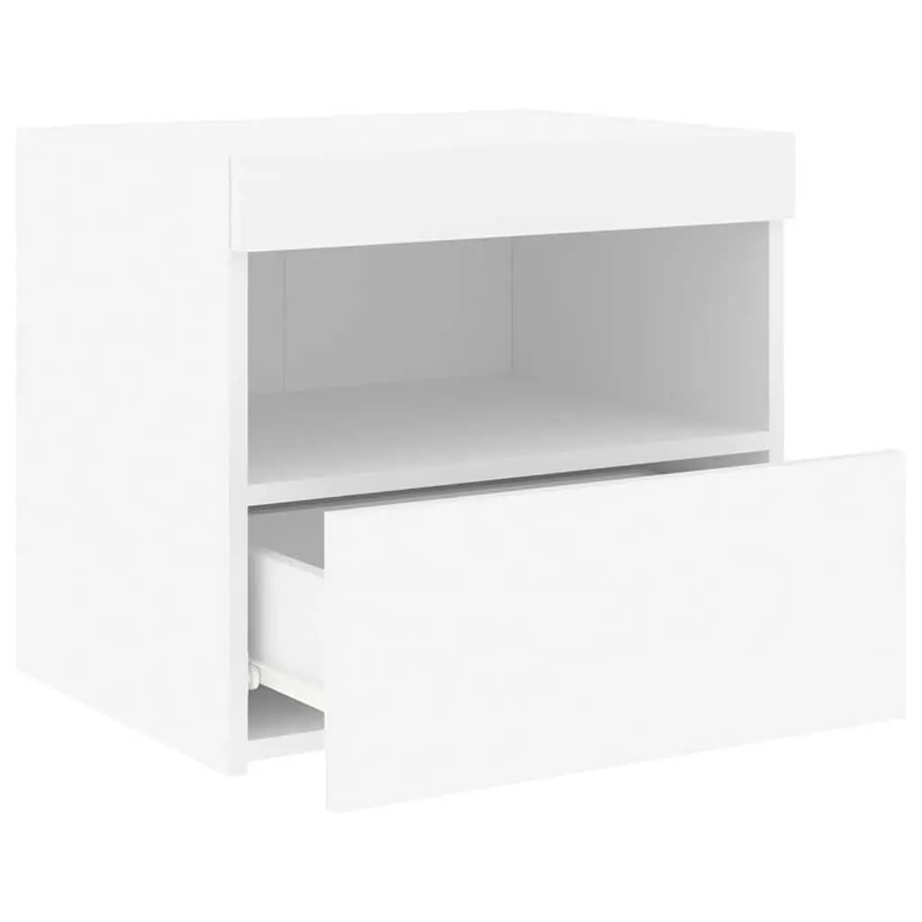 Bedside Cabinet with RGB LED Lights