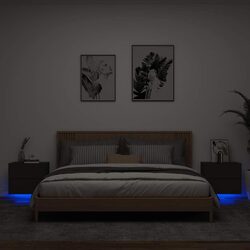 Versatile Wall-mounted Cabinets with RGB LED Lights for Home Use
