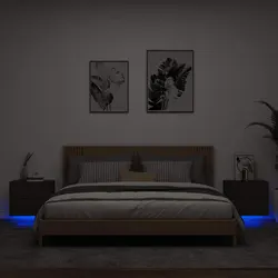 Versatile Wall-mounted Cabinets with RGB LED Lights for Home Use