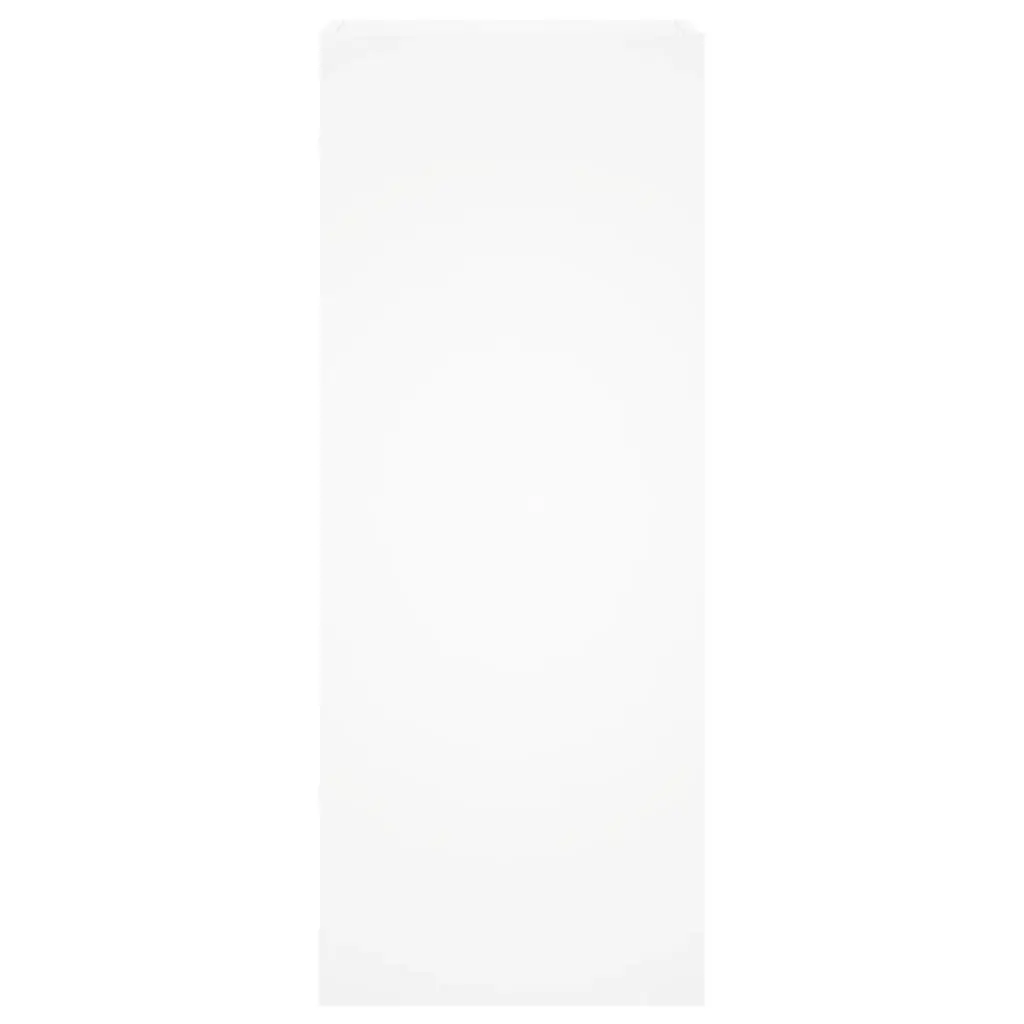 TV Wall Cabinet Engineered Wood Wall-Mounted Storage Organizer White 40.5 x 30 x 102 cm