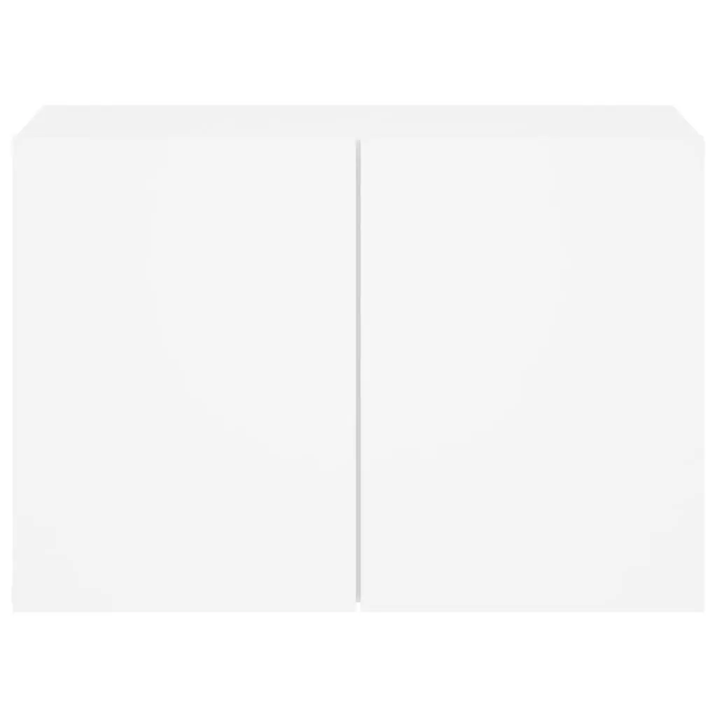 TV Cabinet Wall-mounted Engineered Wood 60x30x41cm White Storage Unit