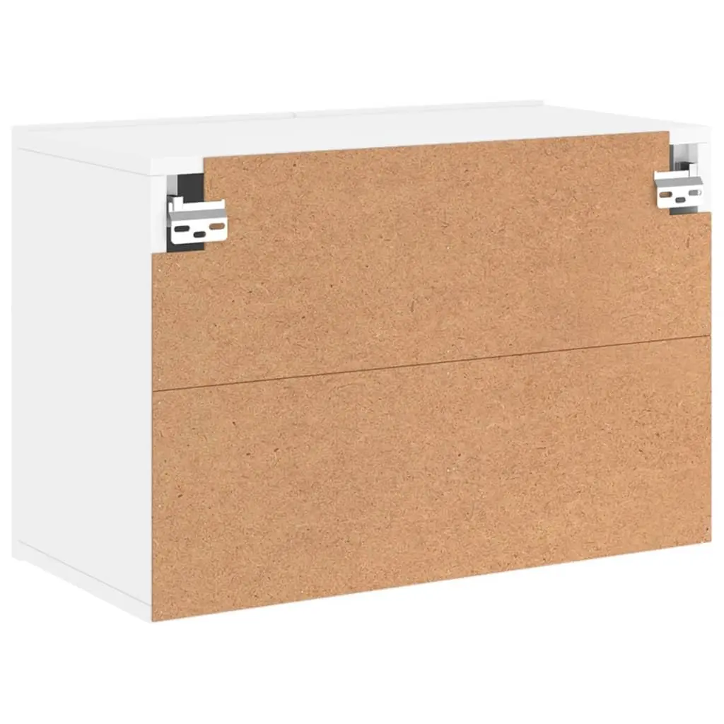 TV Cabinet Wall-mounted Engineered Wood 60x30x41cm White Storage Unit