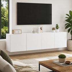 Wall-Mounted TV Cabinets for Organized Living Spaces