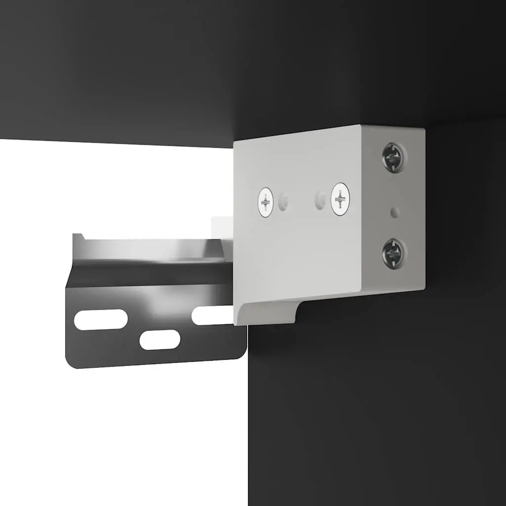 Wall-Mounted TV Cabinets in Black
