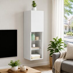 Functional Wall-Mounted TV Cabinet for Any Room