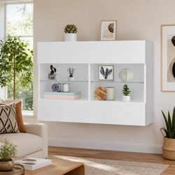 Practical Wall Cabinet for TV and Media Storage