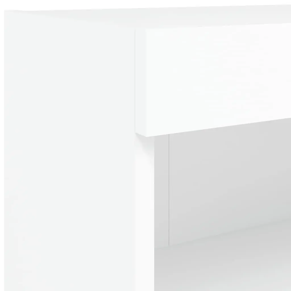 Wall-Mounted TV Cabinet with LED Lights for Home Use