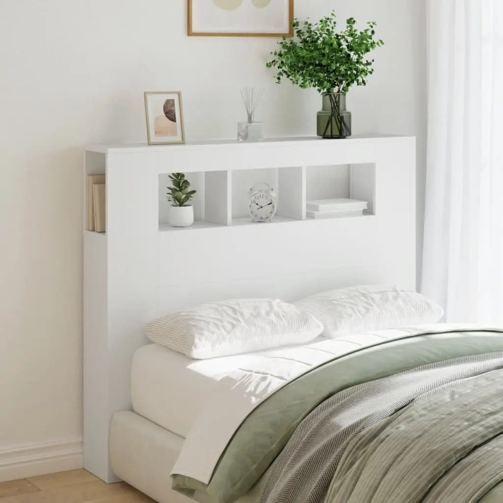 LED Headboard for Bedroom with Storage Options