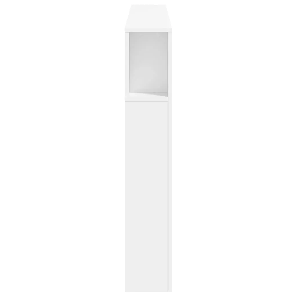 LED Headboard Engineered Wood 160cm White Modern Bedroom Furniture