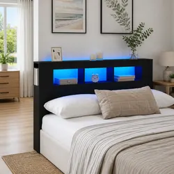 Functional 160 cm LED Headboard Ideal for Relaxing Evenings