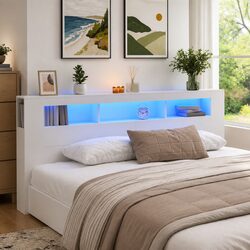 Practical LED Headboard for Reading and Relaxation