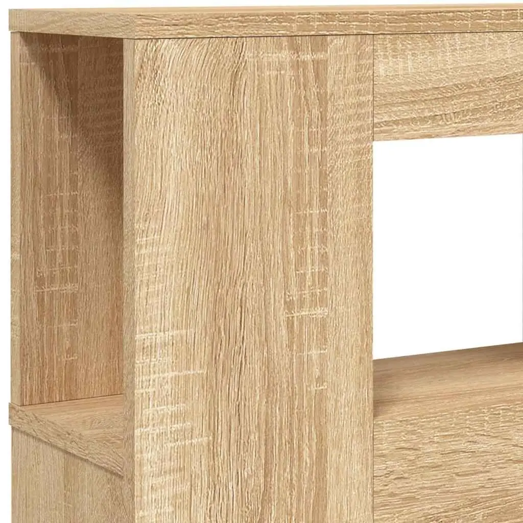 LED Headboard 220cm Modern Bedroom Engineered Wood RGB Lights Storage Display