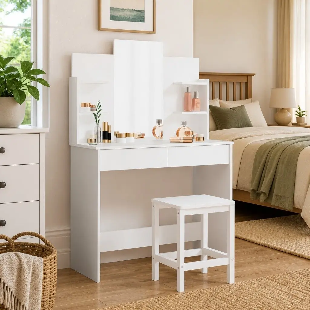 Dressing Table for Makeup and Storage