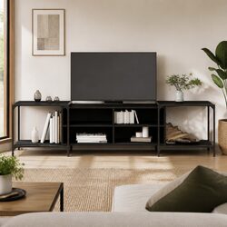 Functional Black TV Cabinet for Your Media and Decor Needs
