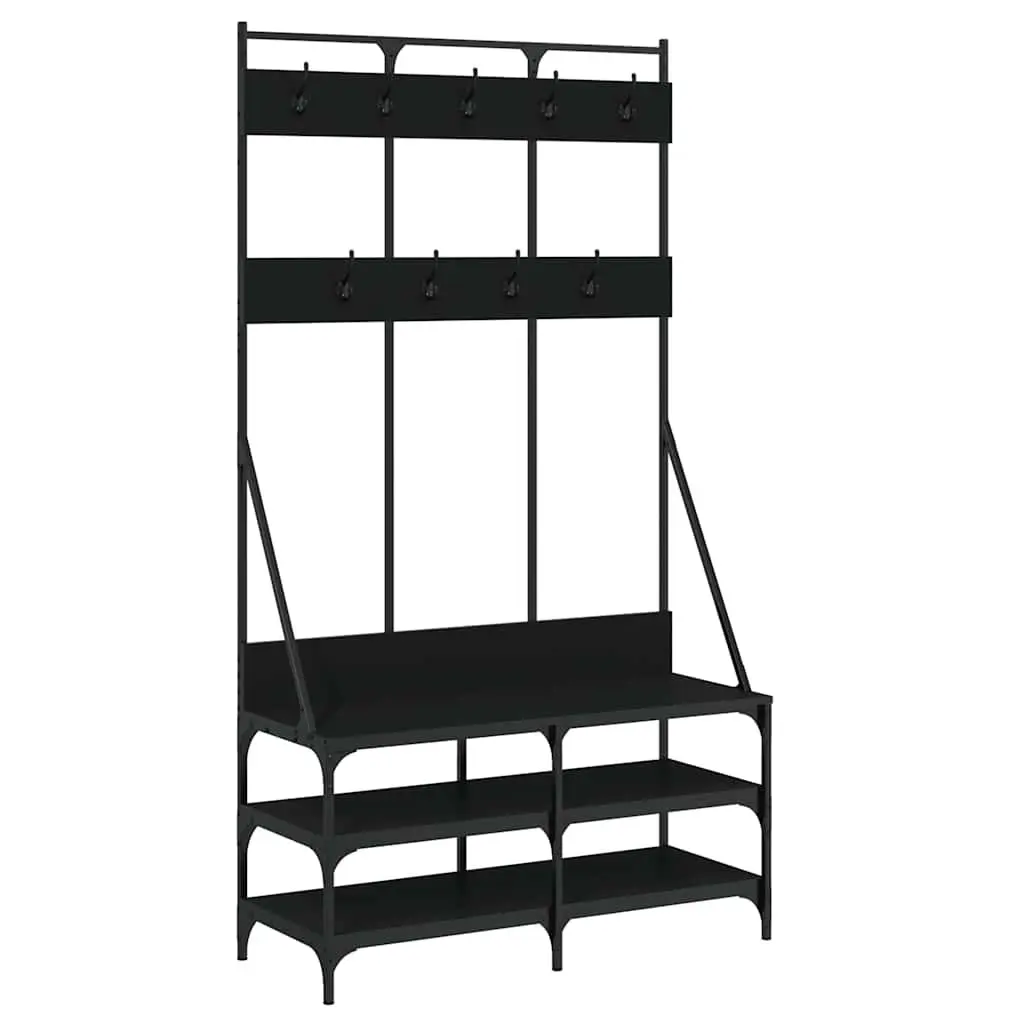 Clothes Rack with Shoe Storage for Home Use