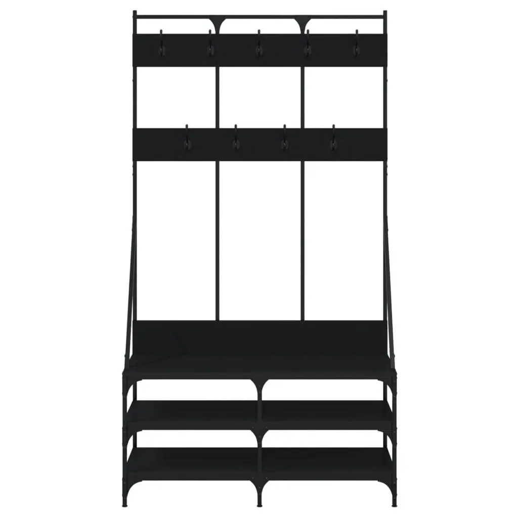 Clothes Rack with Shoe Storage for Home Use