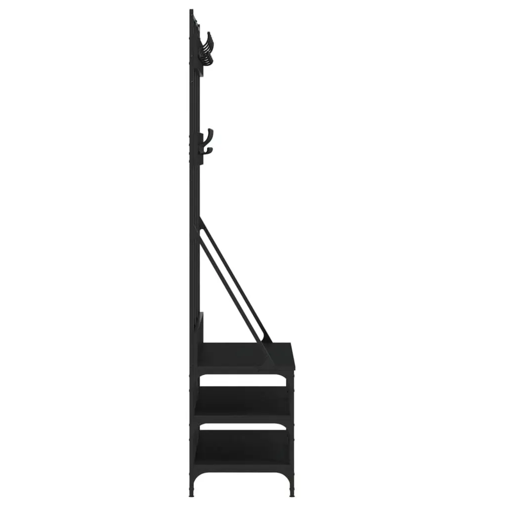 Clothes Rack with Shoe Storage for Home Use