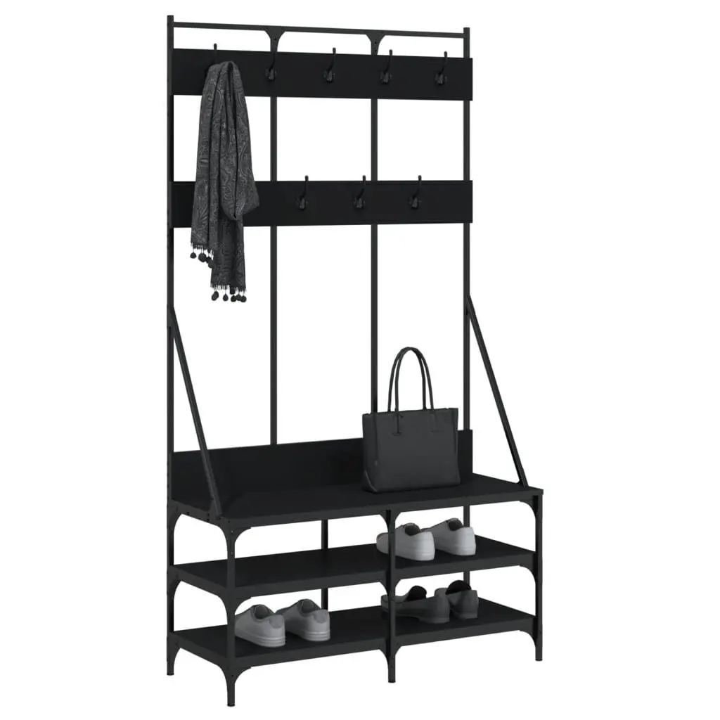 Clothes Rack with Shoe Storage for Home Use