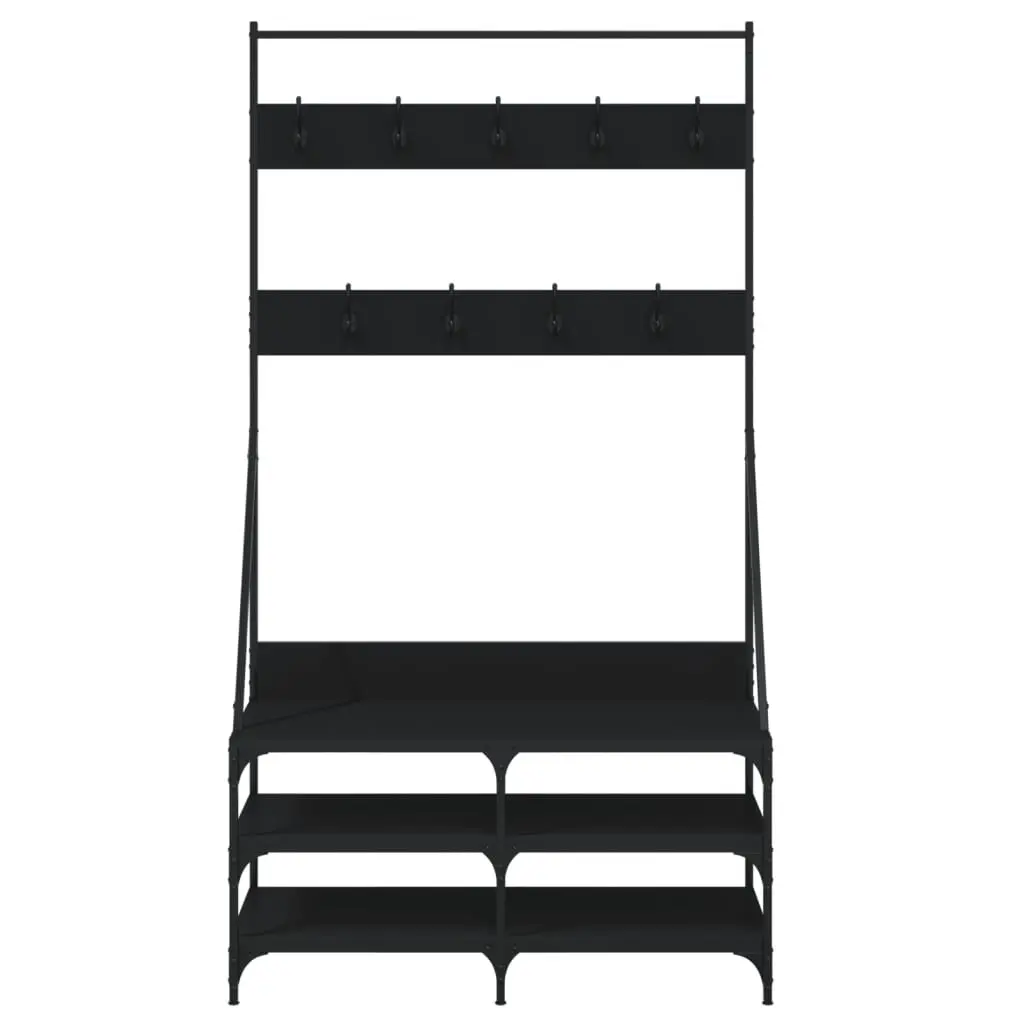 Clothes Rack with Shoe Storage for Small Spaces