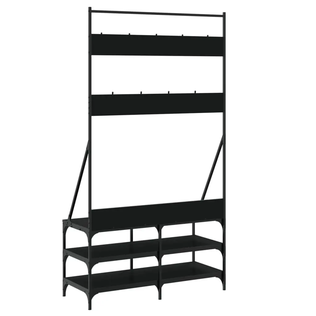 Clothes Rack with Shoe Storage for Small Spaces