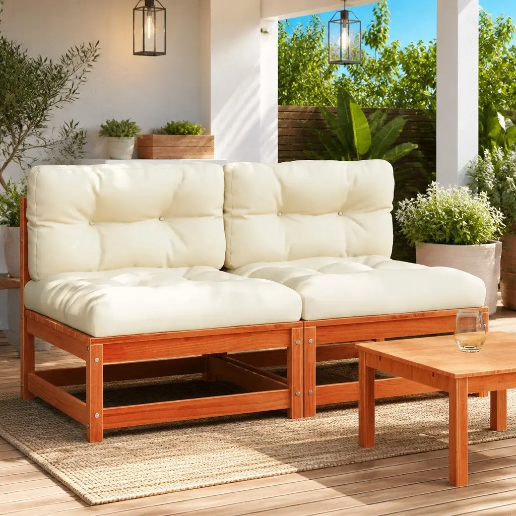 Armless Sofa for Outdoor Gatherings