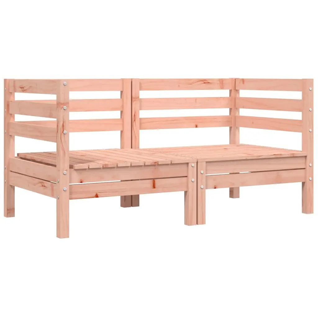 Outdoor Sectional Sofa Corner Unit 2 Pieces Solid Wood Garden Patio Furniture