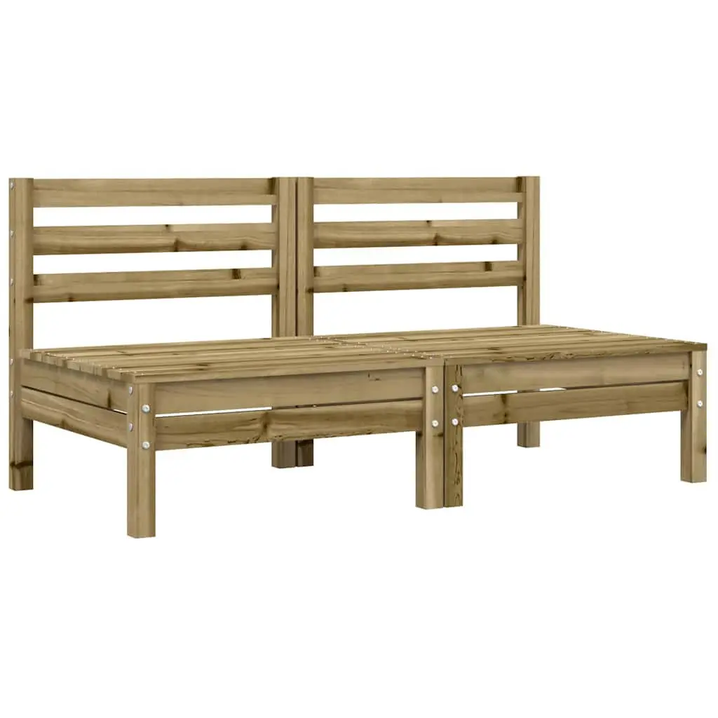2-Piece Outdoor Sofa for Gardens and Patios