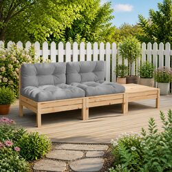 Practical 2-Seater Sofa for Outdoor Gatherings