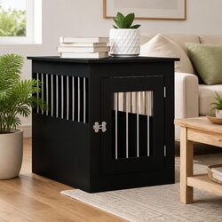 Functional Dog Crate Furniture for Everyday Use 55x75x65cm
