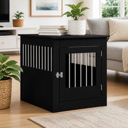 Practical Dog Crate End Table for Home Use