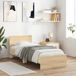 Practical Sonoma Oak Brown Bed Frame for Any Bedroom